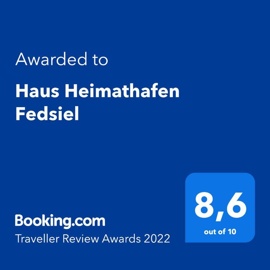 Haus Heimathafen Fedsiel Villa Butjadingen Dış mekan fotoğraf